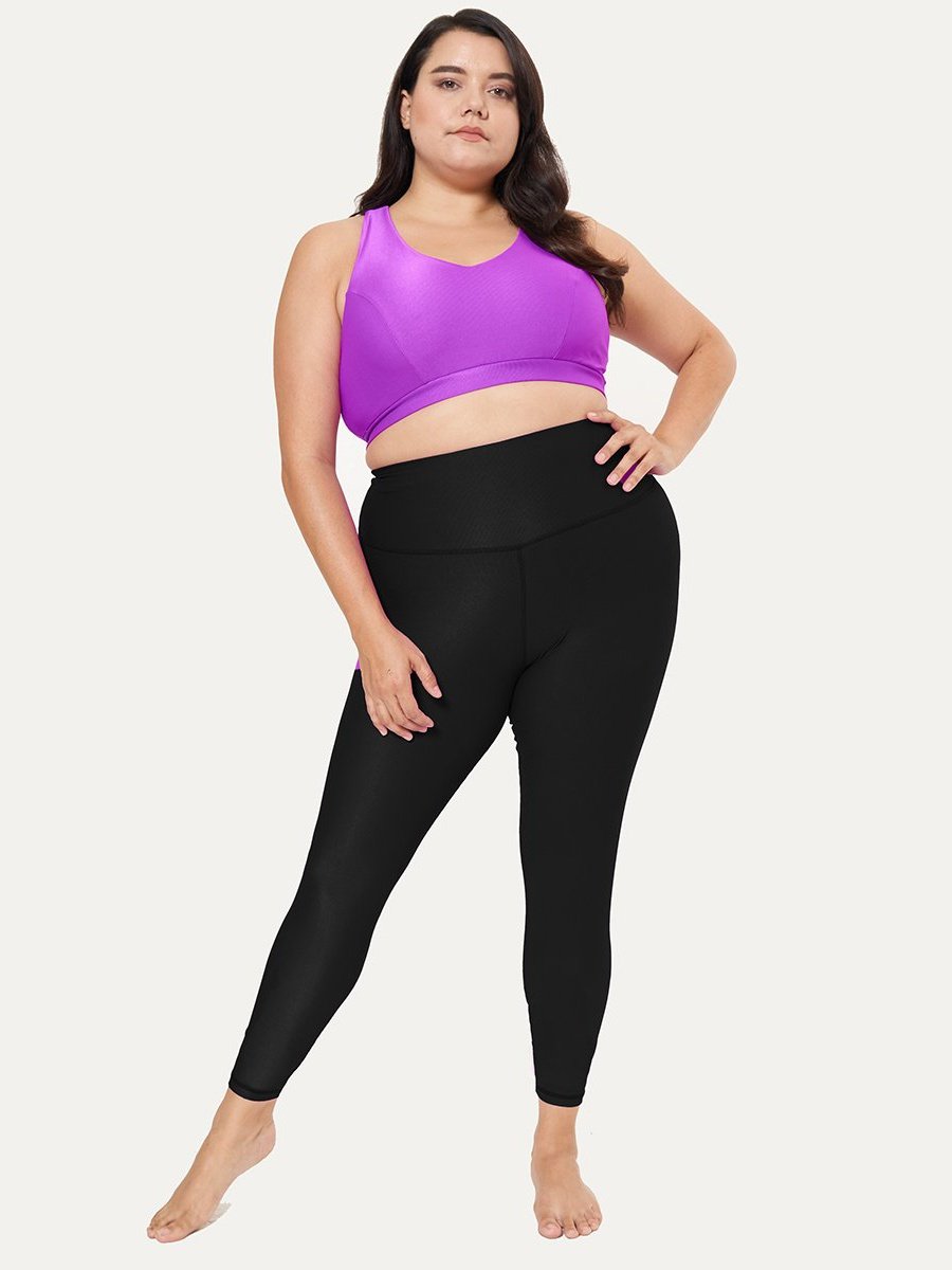 Spandex Solid Plus Size Leggings 4X Size for Women for sale