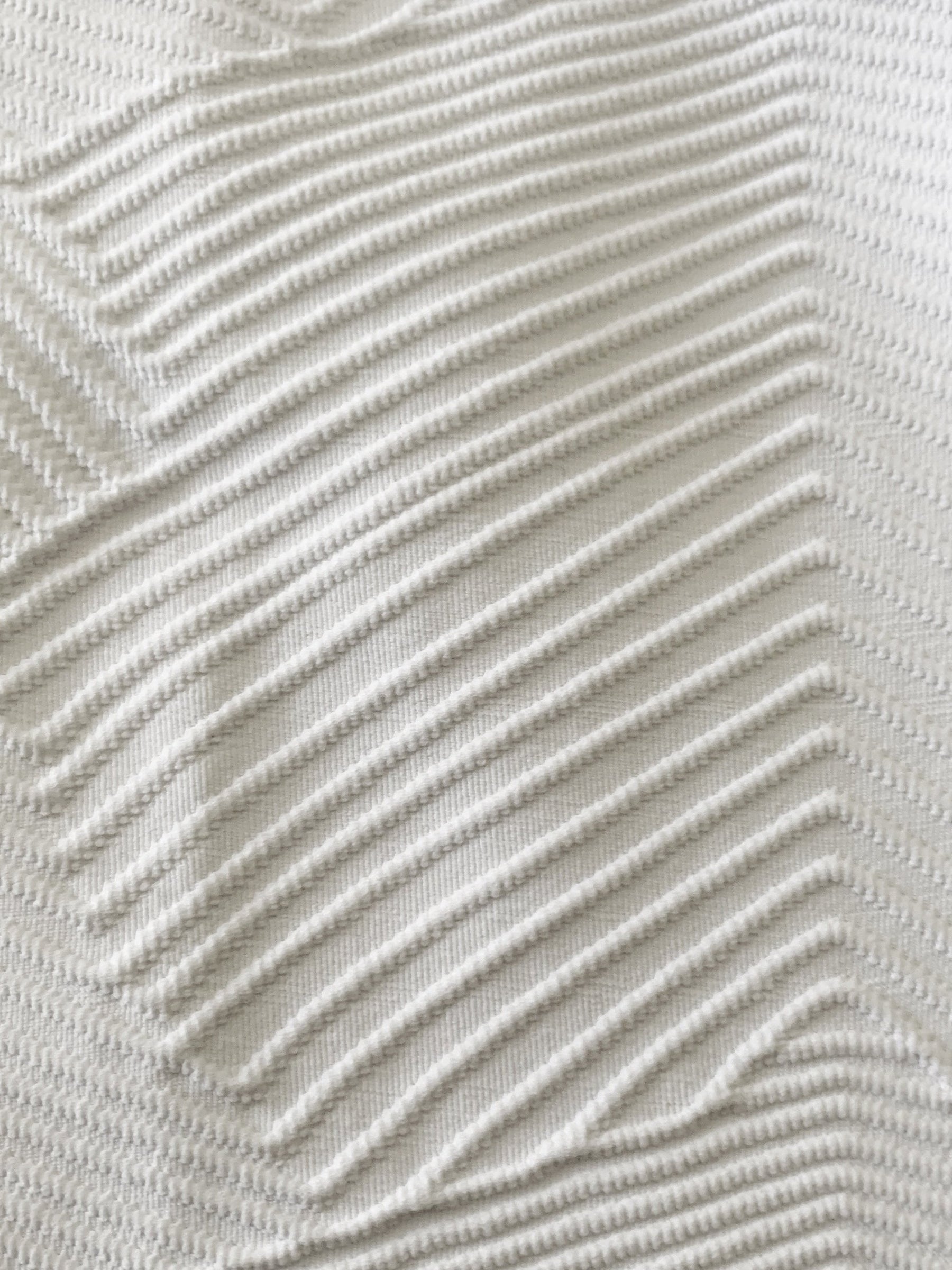 HI-Rise Leggings - White Ridges Pattern