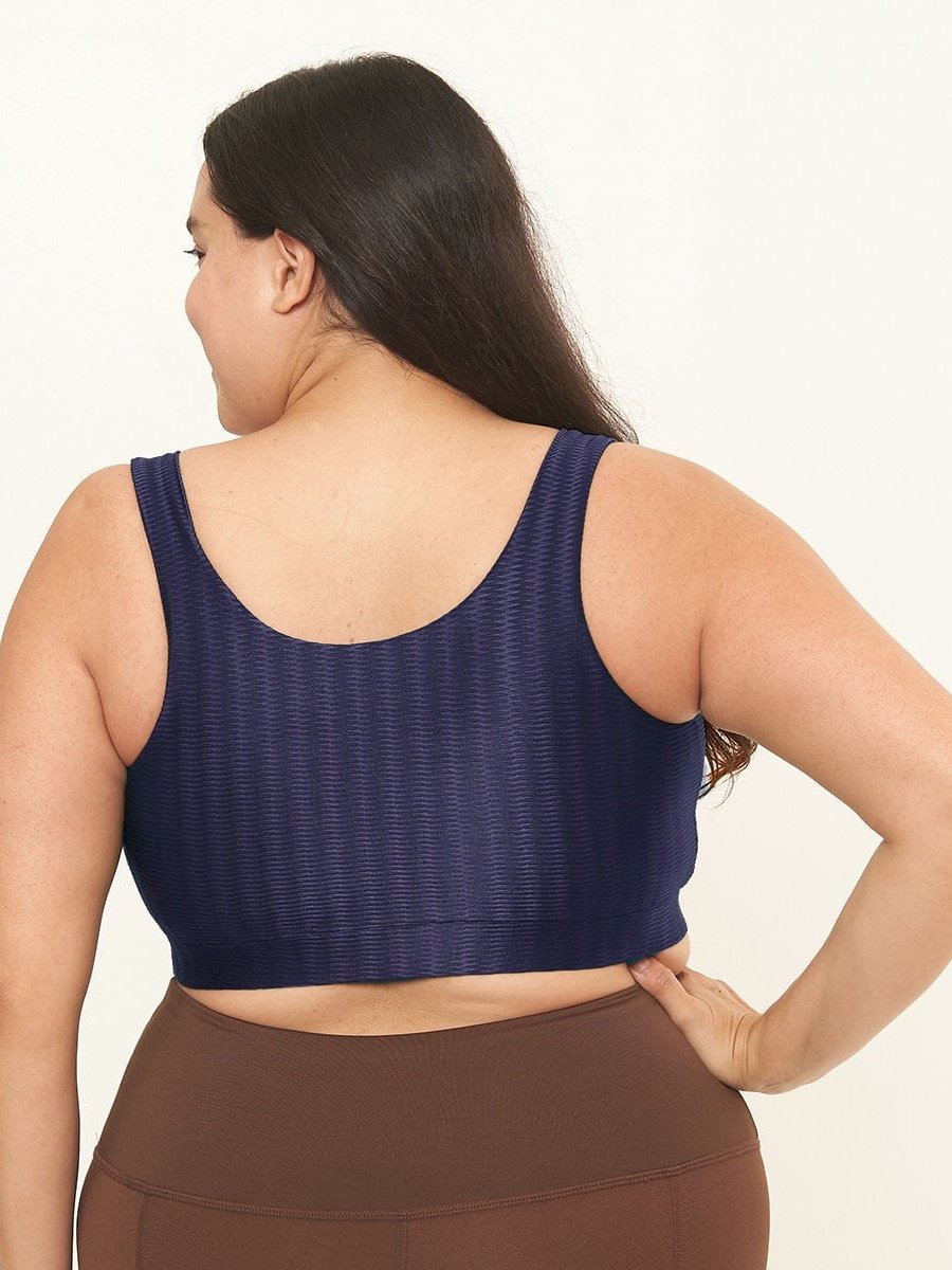 Double Scoop Bra Top - Midnight Zap Pattern