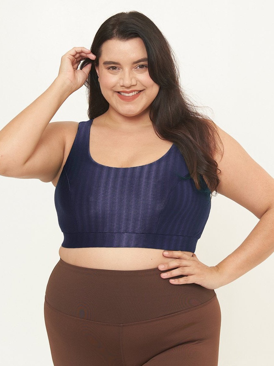 Double Scoop Bra Top - Midnight Zap Pattern