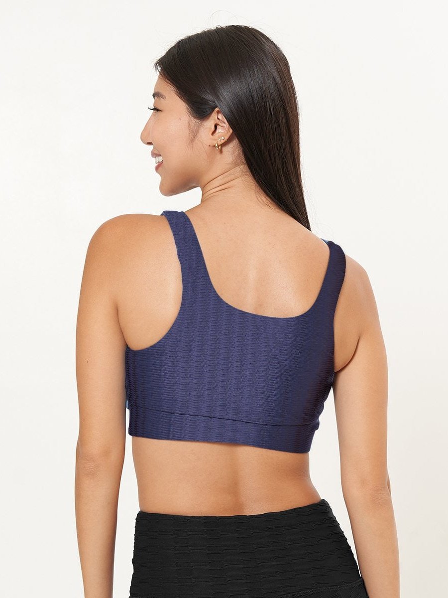 Double Scoop Bra Top - Midnight Zap Pattern