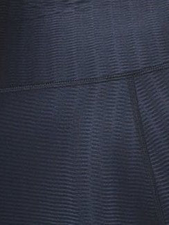 Fitted Tank w/ Built-In Bra - Black Zap Texture