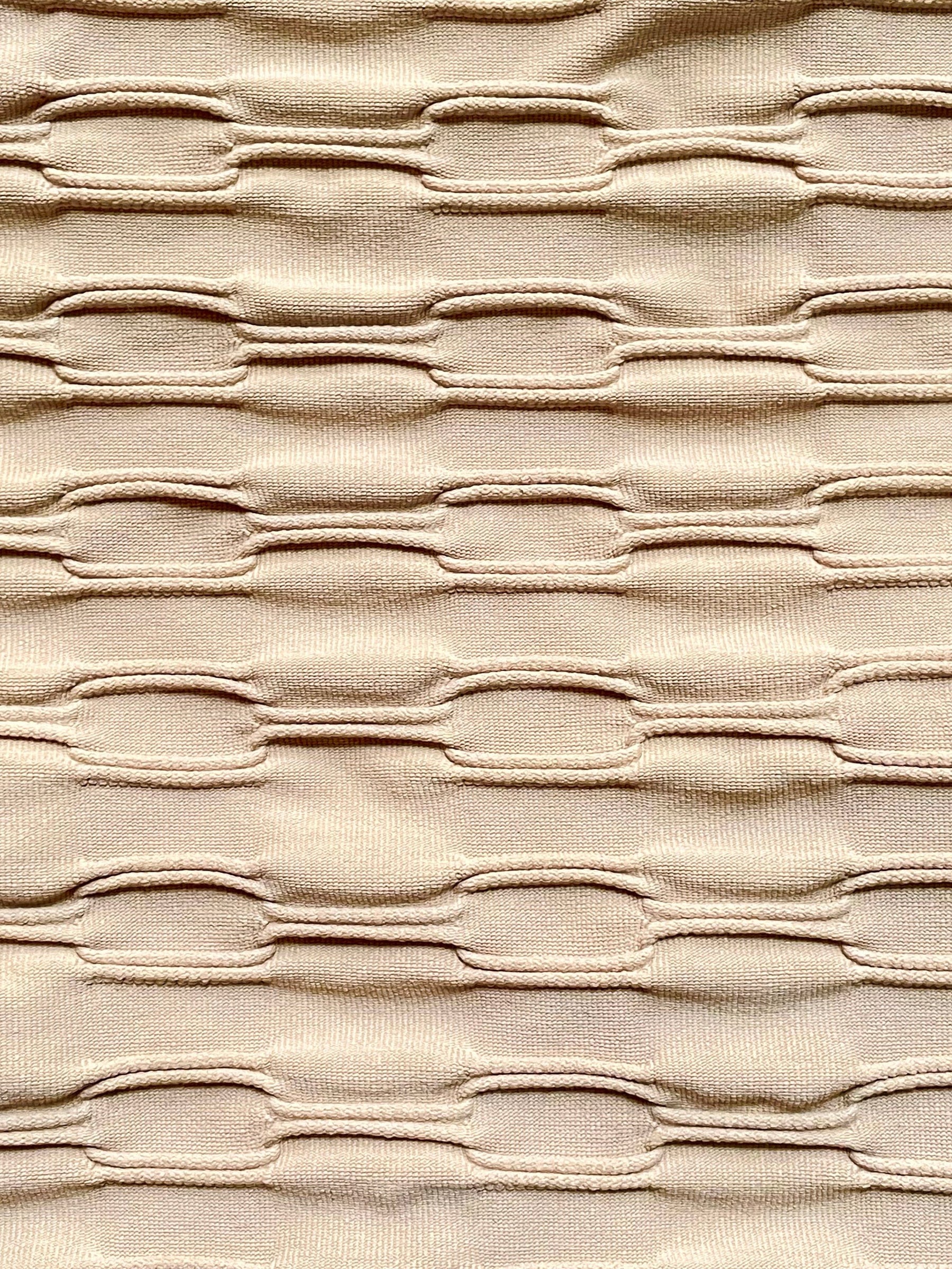 Fitted Tank w/ Built-In Bra - Simply Taupe Links Pattern