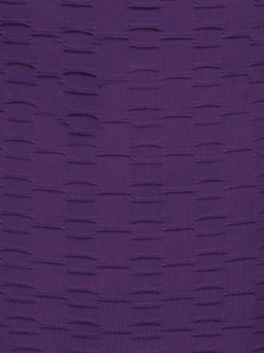 Hi-Rise Biker Short - Eggplant Links Pattern