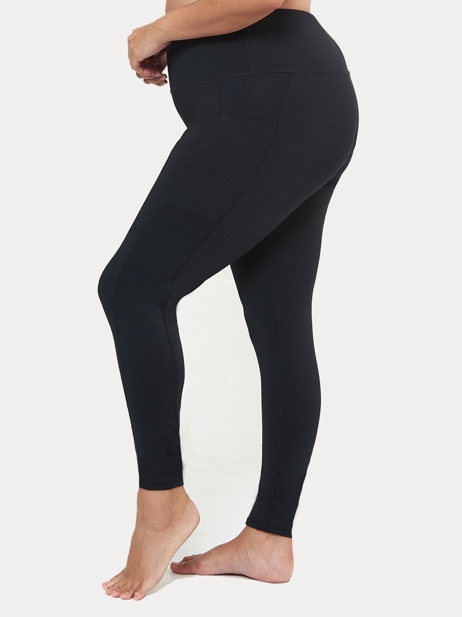 Solid high-rise legging