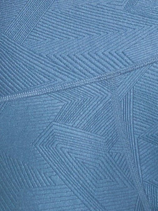 Pocket Bike Short - Slate Blue Geo Pattern