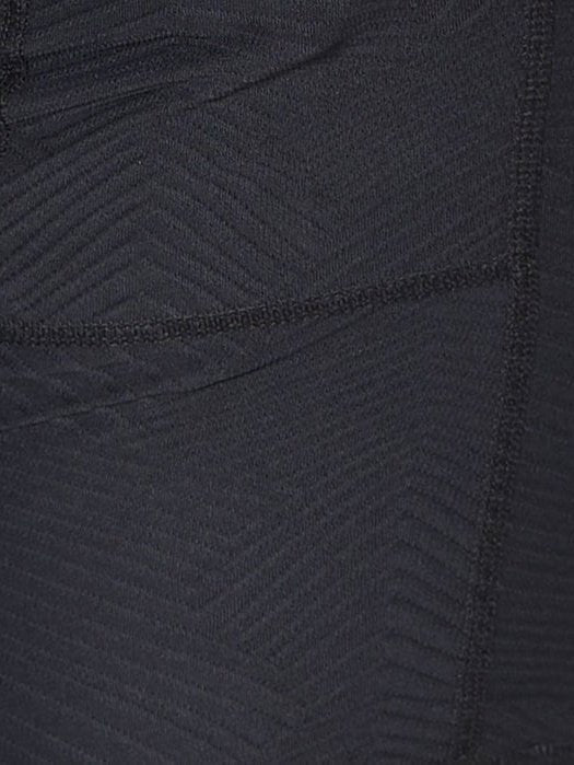 Pocket Biker Shorts- Black Ridges Pattern