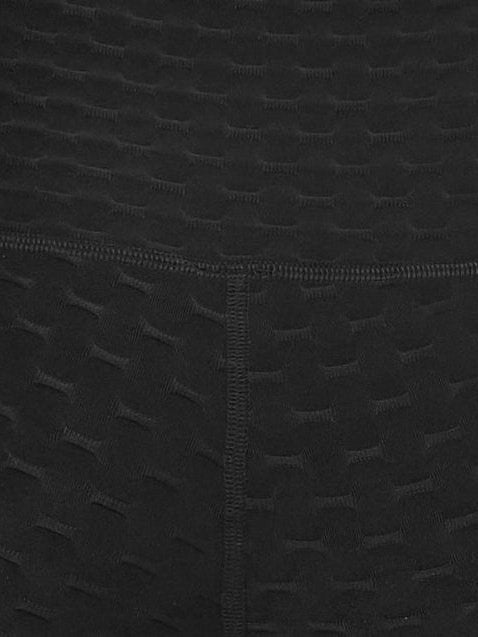 Square Neck Performance Bralette - Black Dash Pattern