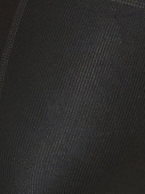 Hi-Rise Leggings - Black Rib Pattern