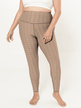 Hi-Rise Leggings - Simply Taupe Links Pattern