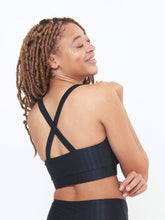 Lola Getts® Black Zap Pattern Cross Back Bra