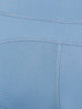 Double Scoop Bra Top - Slate Blue