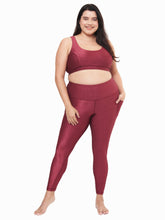 Hi-Rise Square Pocket Leggings - Pomegranate Cube Pattern