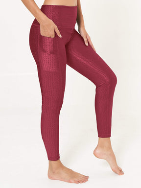 Hi-Rise Square Pocket Leggings - Pomegranate Cube Pattern